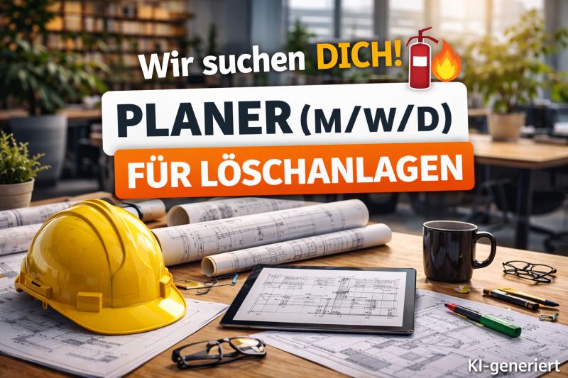 Wir suchen dich – Planer (m/w/d) für Löschanlagen in Köln 1 wir suchen dich
